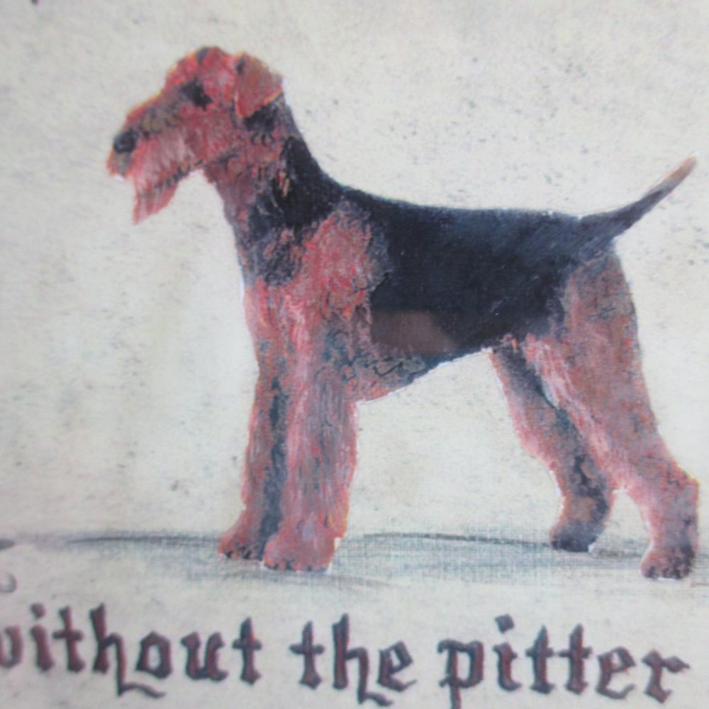 Vintage Airedale Dog Owner Framed Print Wall Art - Picture 7 of 9